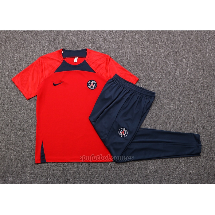 Chandal del Paris Saint-Germain Manga Corta 2022-2023 Rojo